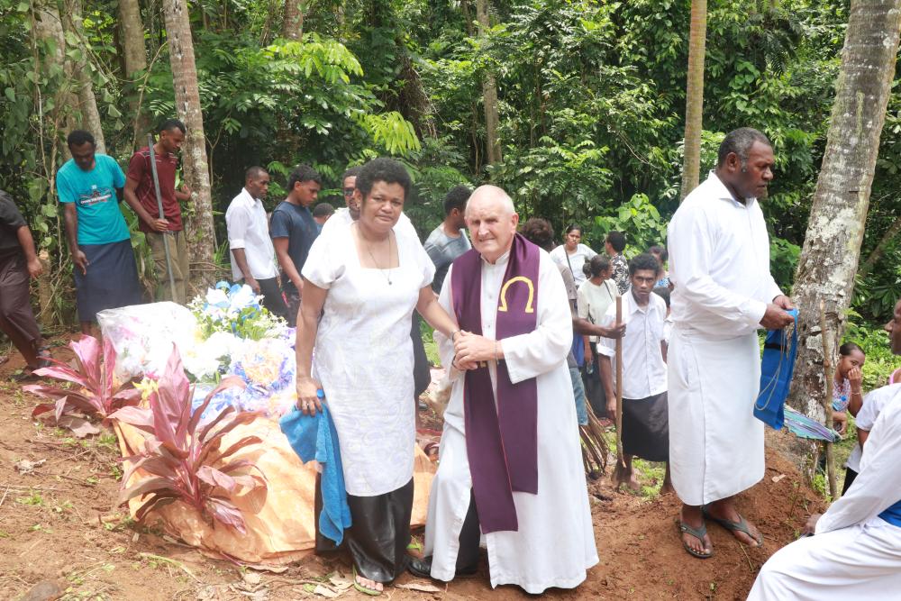 Fr Donal and Mrs Lani Camaitoga - Photo: Fr Donal McIlraith