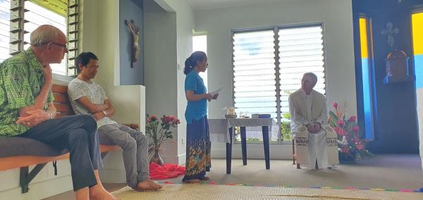 Lily giving the word of thanks