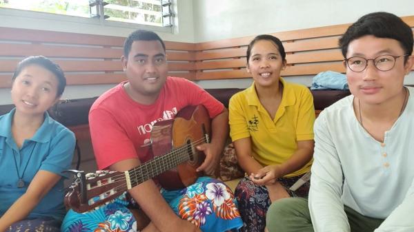 Lily, Ietawa, Jake and Kyaw Zaw