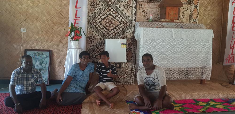 The fridge beside the Navala Church tabernacle - Photo: Fr Patrick Colgan