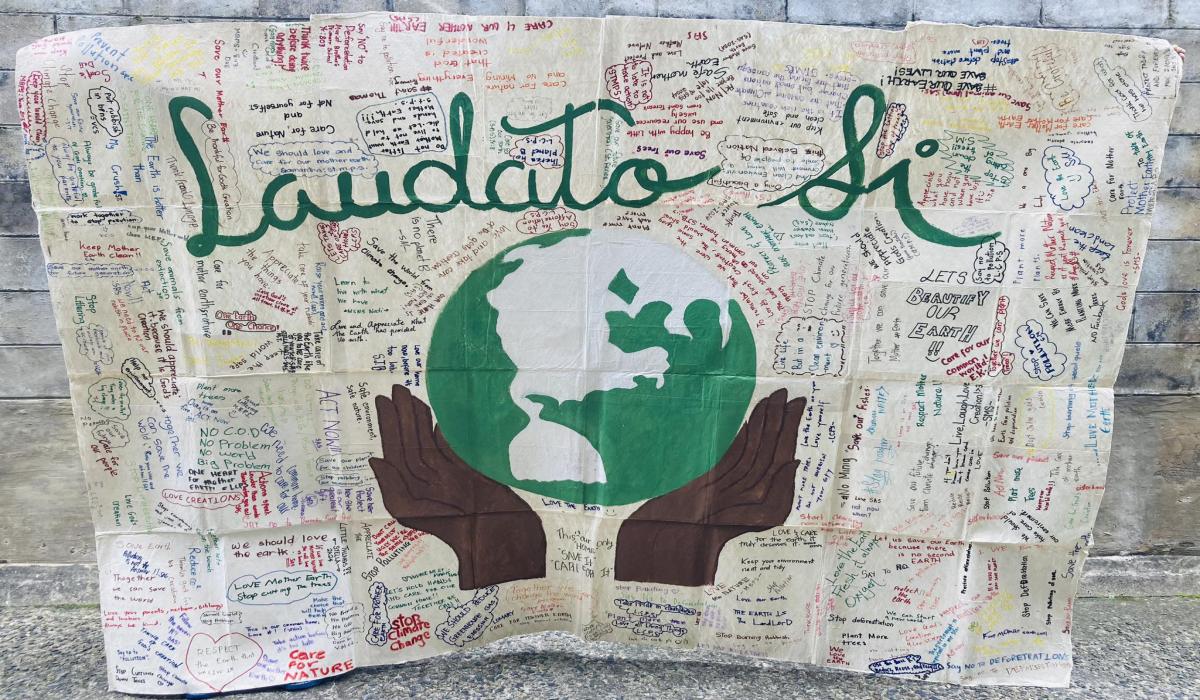 The Laudato Si Masi Mural painted by the children - Photo: Ioane Nawaikula