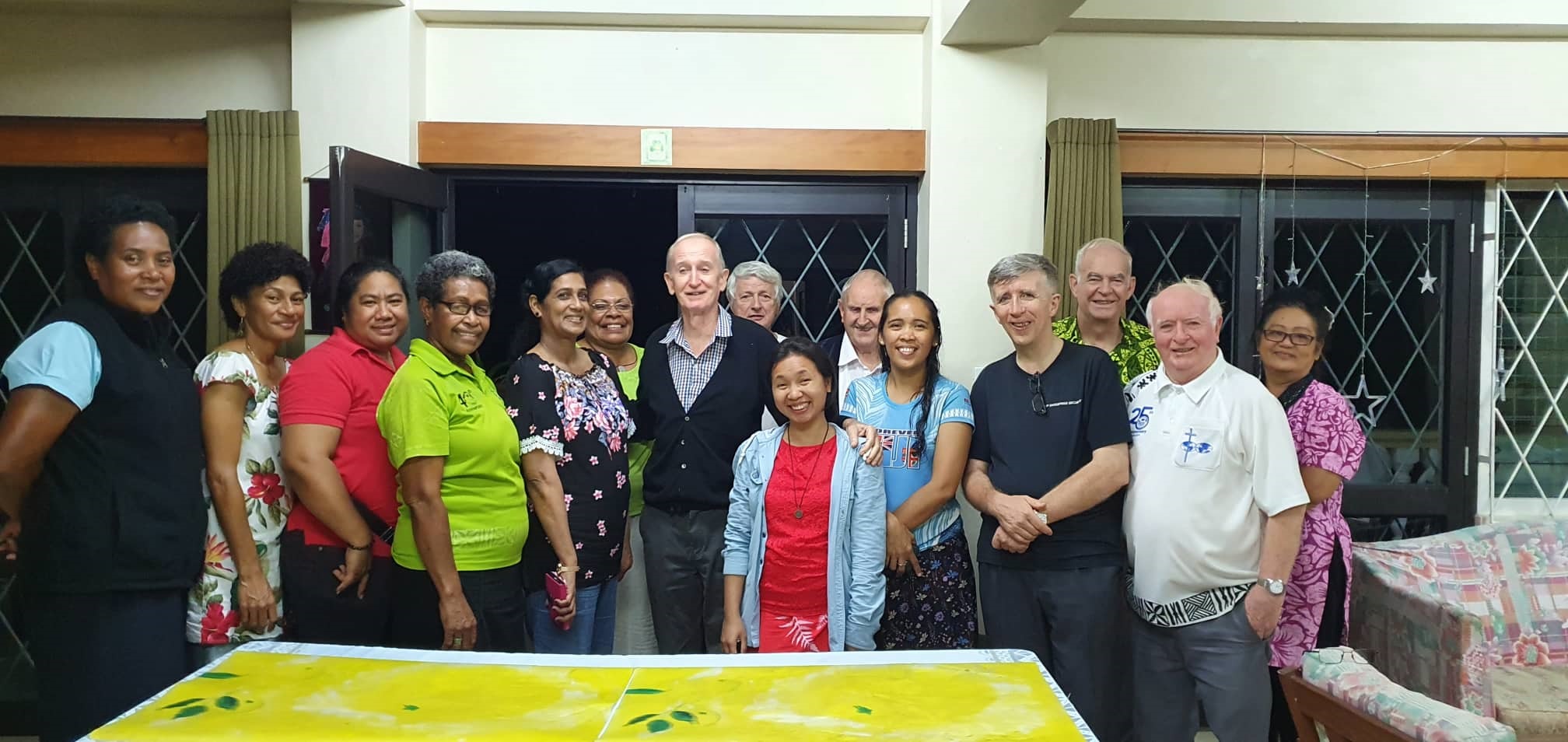 Priests, Lay Missionaries and staff on Wednesday