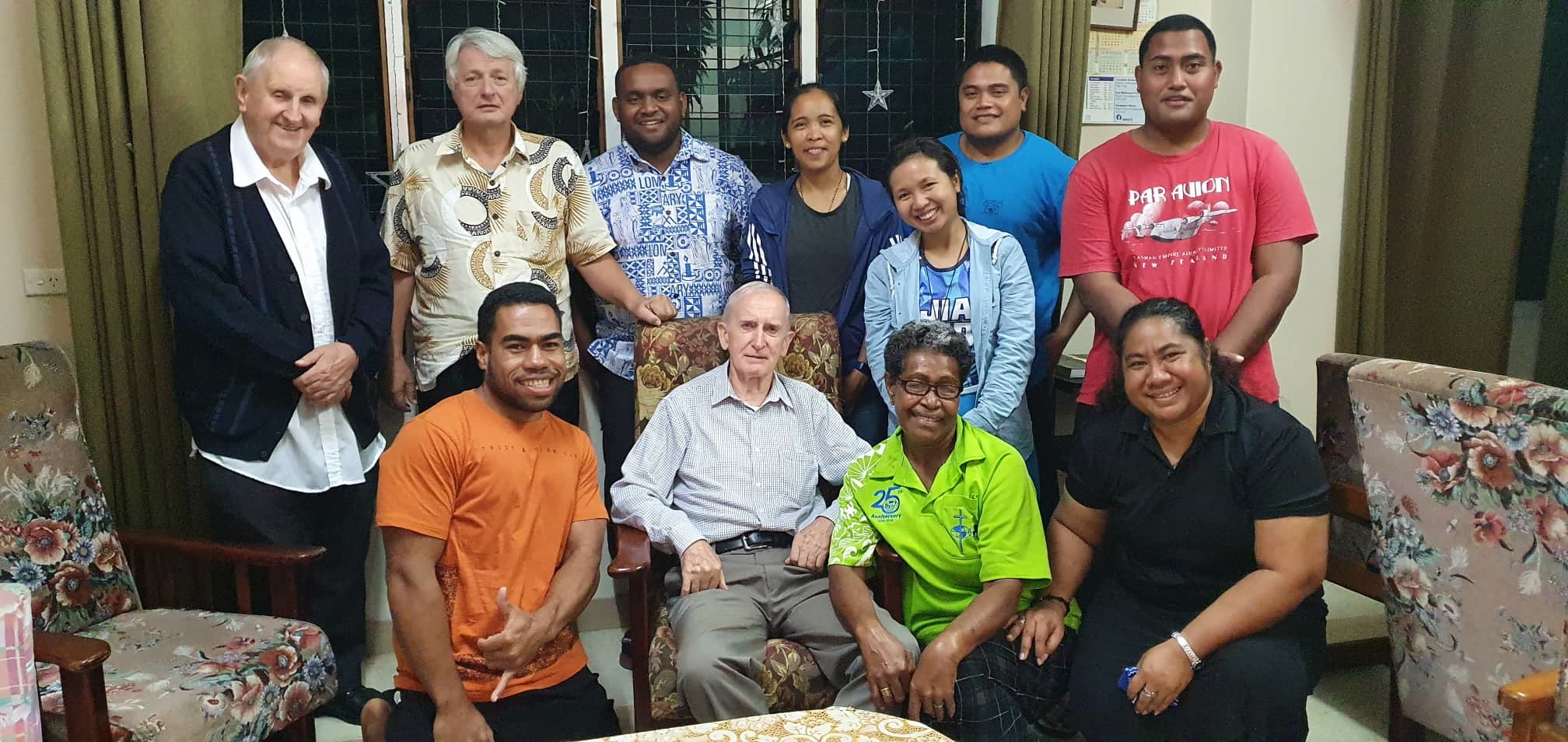 Archbishop Peter Loy visited Ba parish - Photo:  Fr Pat Colgan