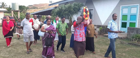 A procession of St Anthony at Raviravi, which has a church dedicated to the saint and is part of the Columban parish of Ba