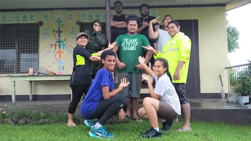 St. Peter Chanel Team led by Evangeline Ucol, Columban Lay Missionary assigned in Ba