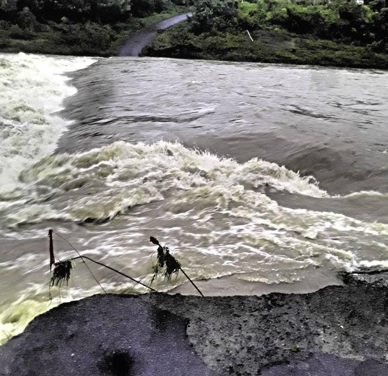 Bridge to Navala village completely washed away - Photo: Fr Patrick Colgan