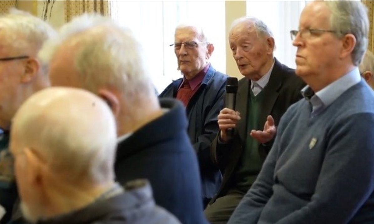 Former Superior General Fr Tony O’Brien addressing the Irish Regional Convention 2024