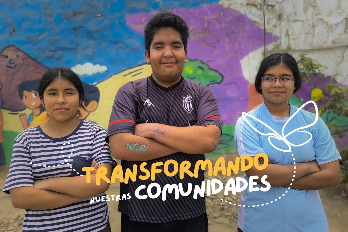 Children from Warmi Huasi in Peru participate in the “Transforming Our Communities” campaign. Photo: Fr Ed O'Connell SSC/Warmi Huasi.