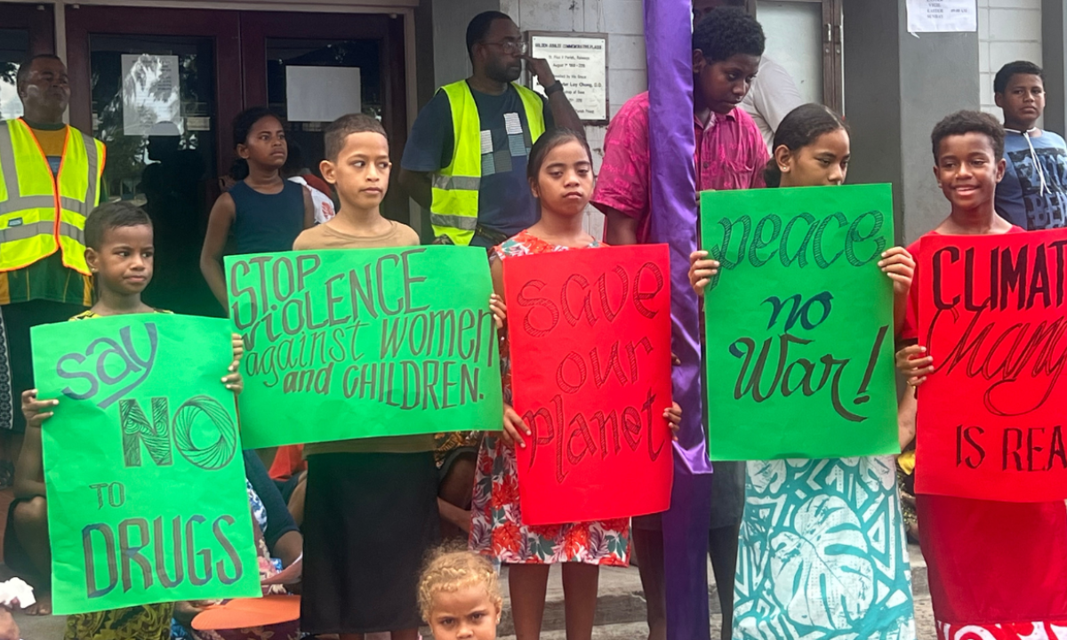 To understand how the Church meets these modern-day pains in Fiji, one only must look at the pastoral work being done in St. Pius X Parish in Raiwaqa, under the guidance of Columban priests, Fr. Vincent Ratnam and Fr. Felisiano Fatu. Photo: Fr. Felisiano Fatu