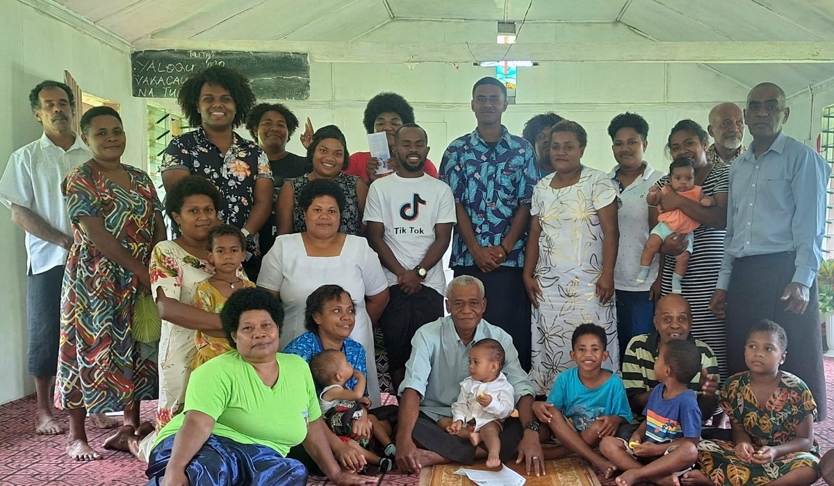 Villagers and participants of the JPIC – Season of Creation Awareness - Photo: Noa Tuivunilagi 
