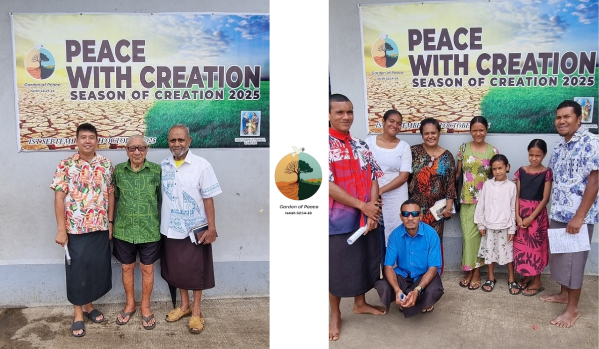 Fr. Carlo at the launch of the Season of Creation - Photo: Fr Carlo Jung