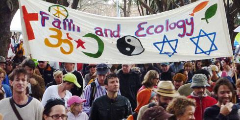 Climate march in Sydney. Photo courtesy of the Columban Mission Institute.