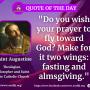 Quote of the Day by Saint Augustine