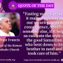 Quote of the Day by Pope Francis