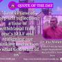 Quote of the Day By Fr. Pio Malatolu