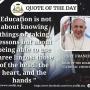 Quote of the Day by Pope Francis