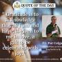 Quote of the Day by Fr. Pat Colgan
