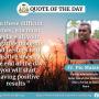 Quote of the Day By Fr. Pio Malatolu