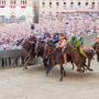 The Horse Race in Siena City Square