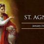 Memorial of Saint Agnes, Virgin and Martyr