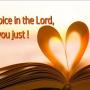 Rejoice in the Lord, you just!