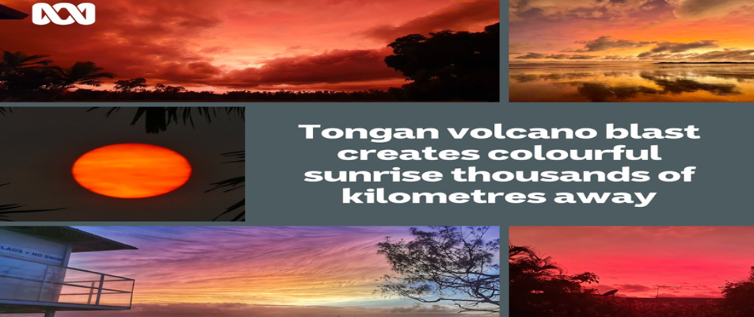 The Tongan Volcano - Jan 15, 2022